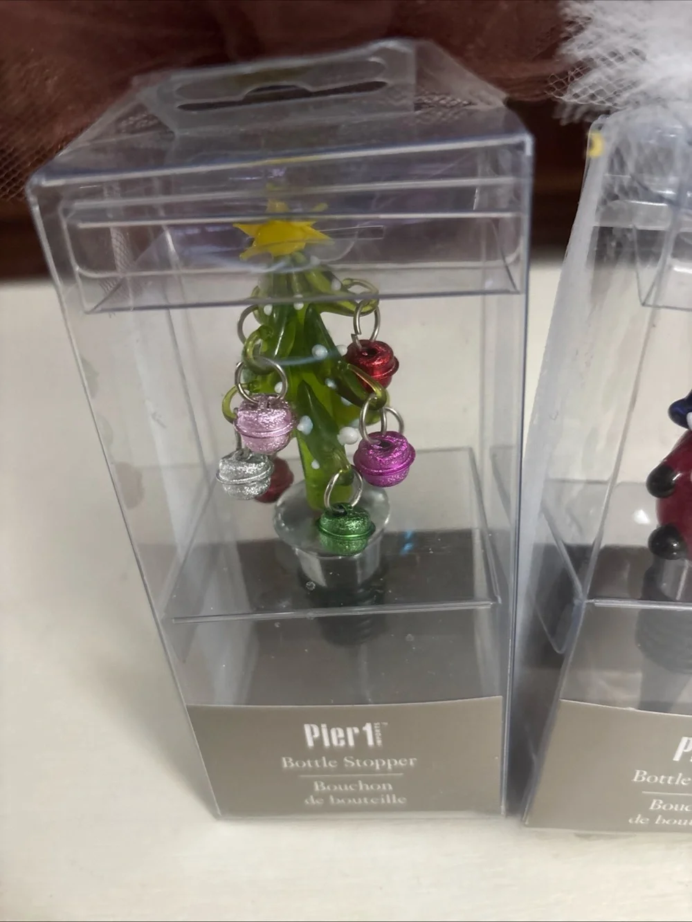 Pier One Wine Bottle Stoppers Christmas (2)